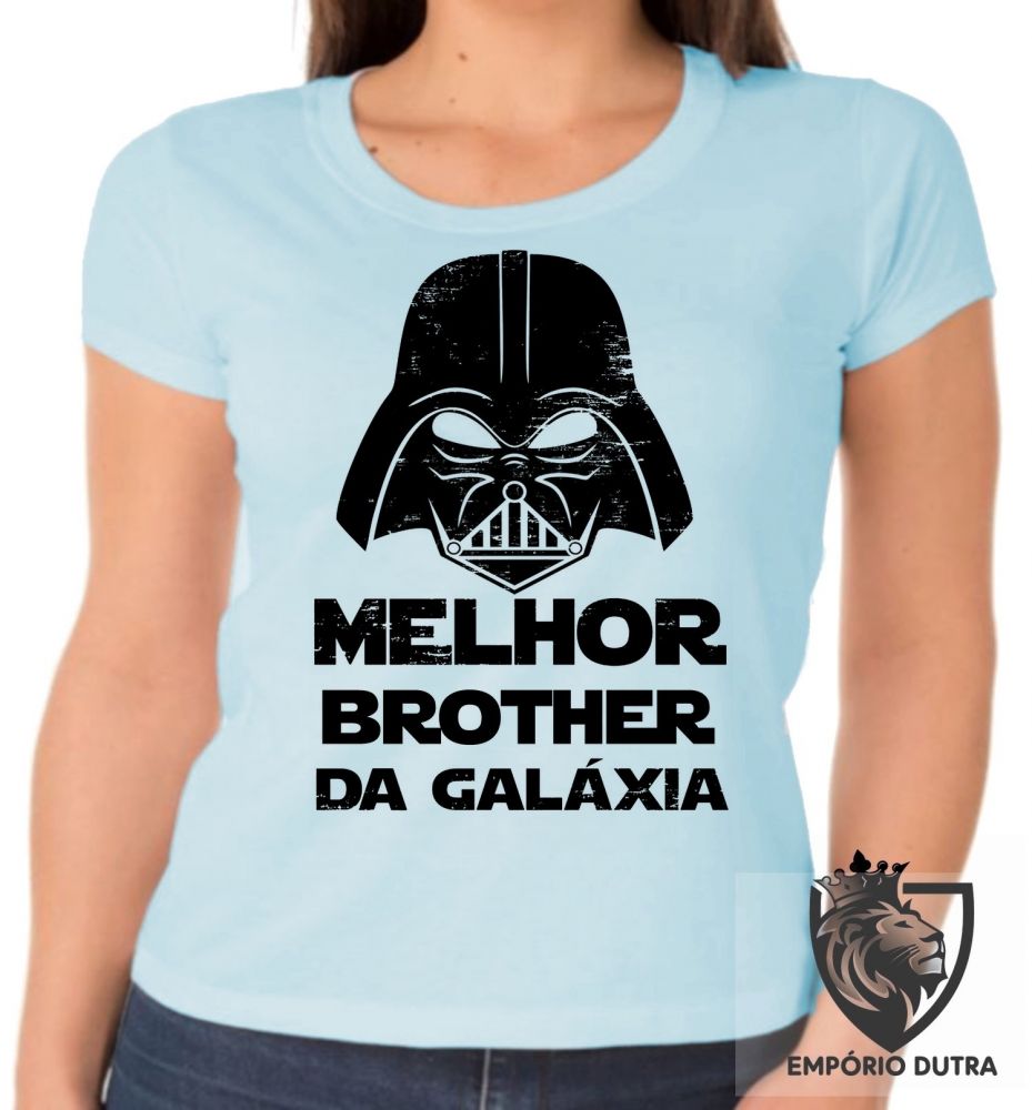 Emporio Dutra Blusa Feminina Darth Vader Melhor Brother