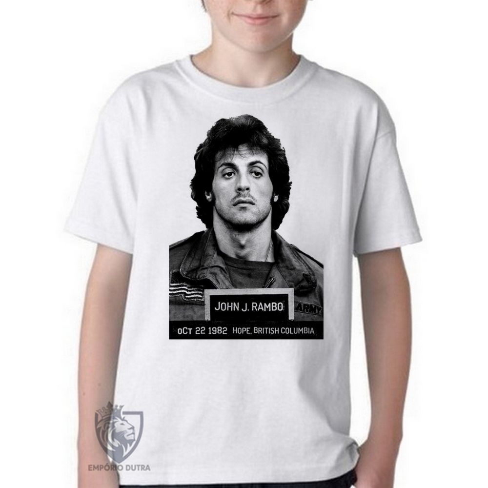 Emporio Dutra Camiseta Infantil John Rambo