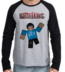 Emporio Dutra Camiseta Manga Longa Cuphead Game - camiseta raglan roblox manga longa