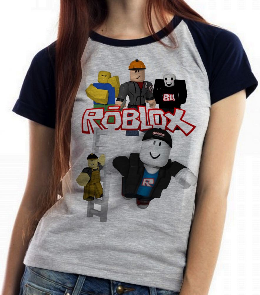 Emporio Dutra Blusa Feminina Roblox Turma - emporio dutra camiseta infantil roblox