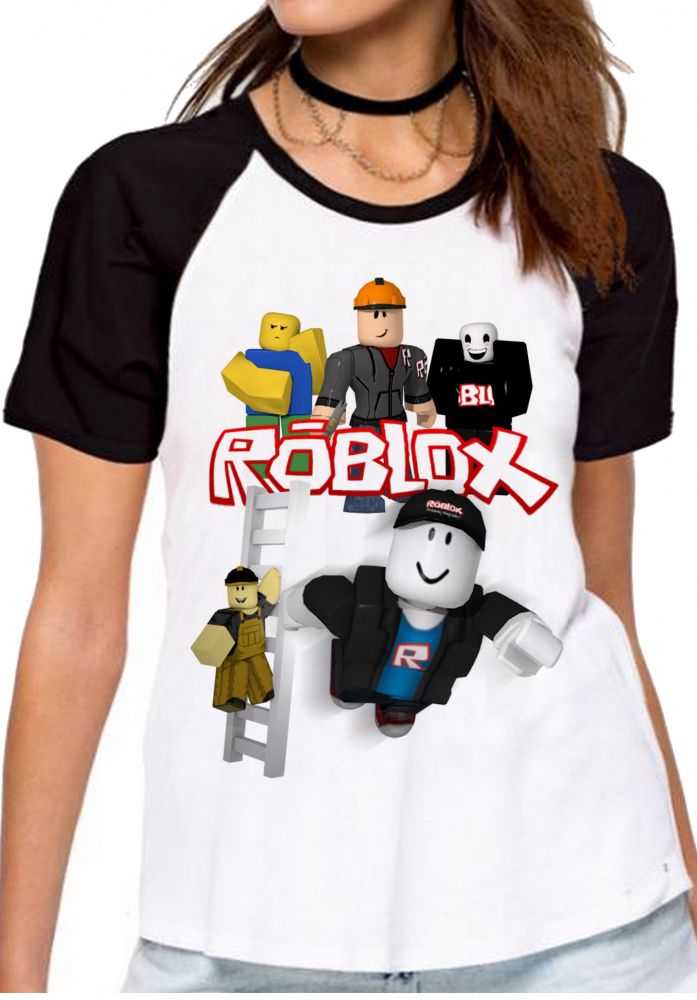 Emporio Dutra Blusa Feminina Roblox Turma - emporio dutra camiseta infantil roblox